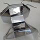 Pair of vintage 1970 Staff wall lights by Motoko Ishi in chrome