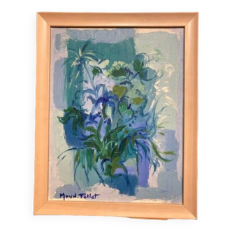 Painting on canvas signed Moun-Pollat