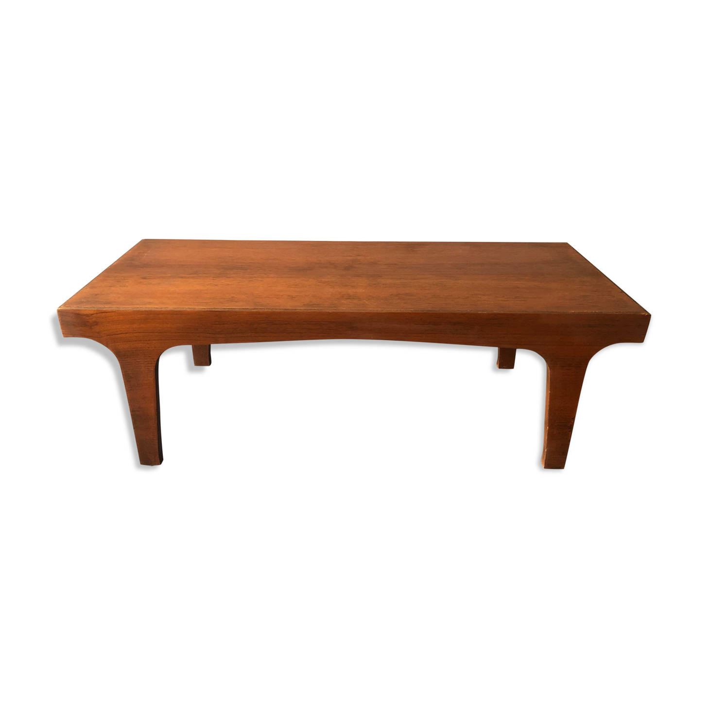 Vintage coffee table teak veneer
