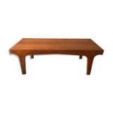 Vintage coffee table teak veneer