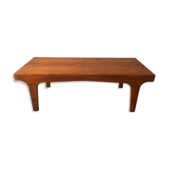 Vintage coffee table teak veneer