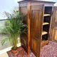Armoire parisienne bois massif