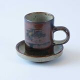 Coffee set in sandstone 50s