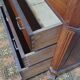 Louis Philippe walnut secretary chest of drawers