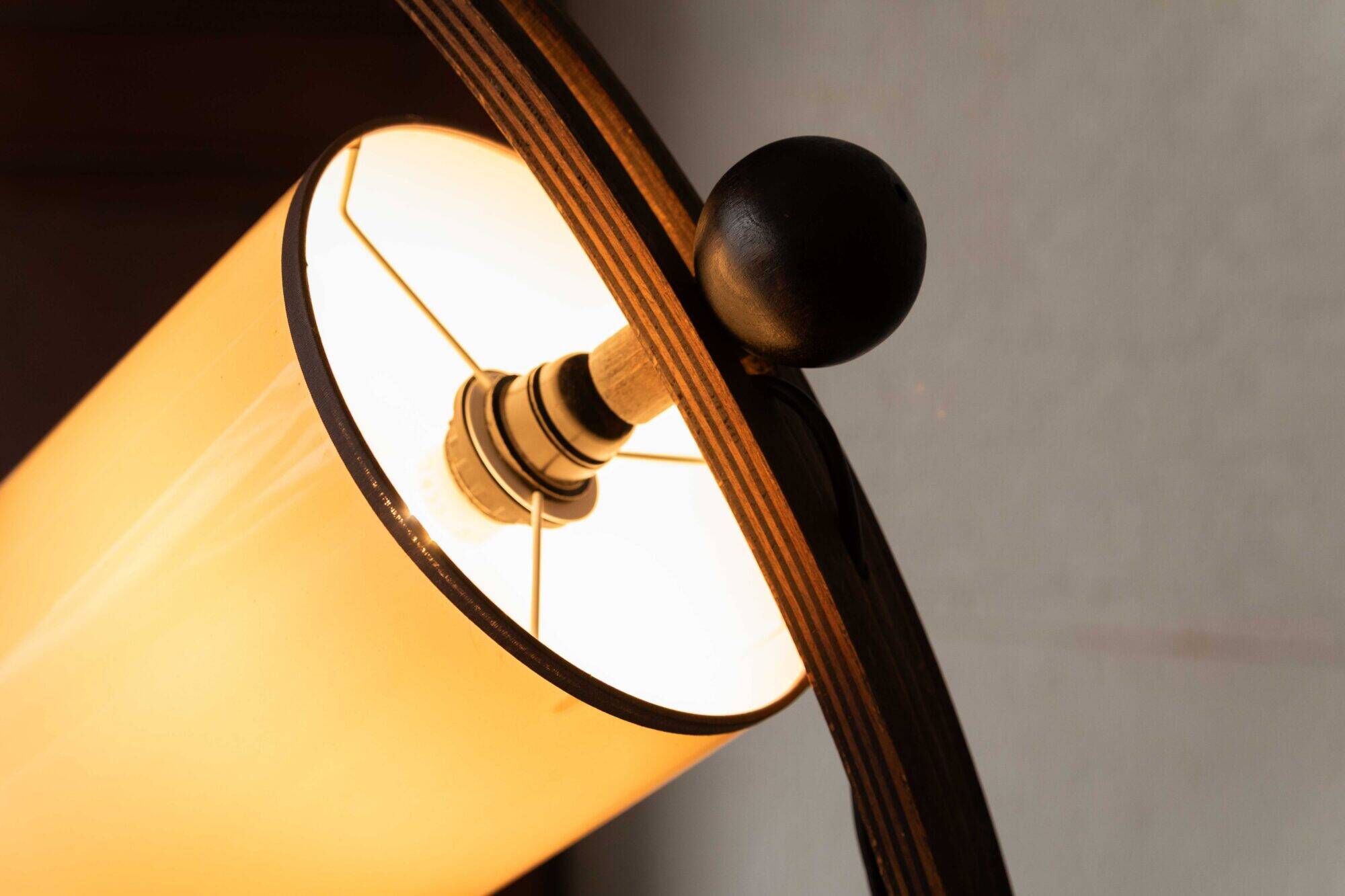 Art Deco arched floor lamp