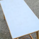 Rattan coffee table 50s