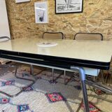 Yellow formica table