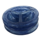 Blue blown glass bowl