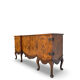 Walnut buffet, antique Italian, 1930s.