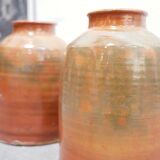 Vintage glazed terracotta pot