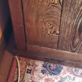 Art Deco style sideboard in palm wood