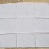 Lot de 8 serviettes en lin damassé