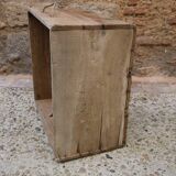 Square wooden box