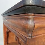 High chest of drawers furniture XIXth with niche