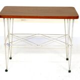 "Stringbord" mahogany side table, Sweden, 1950