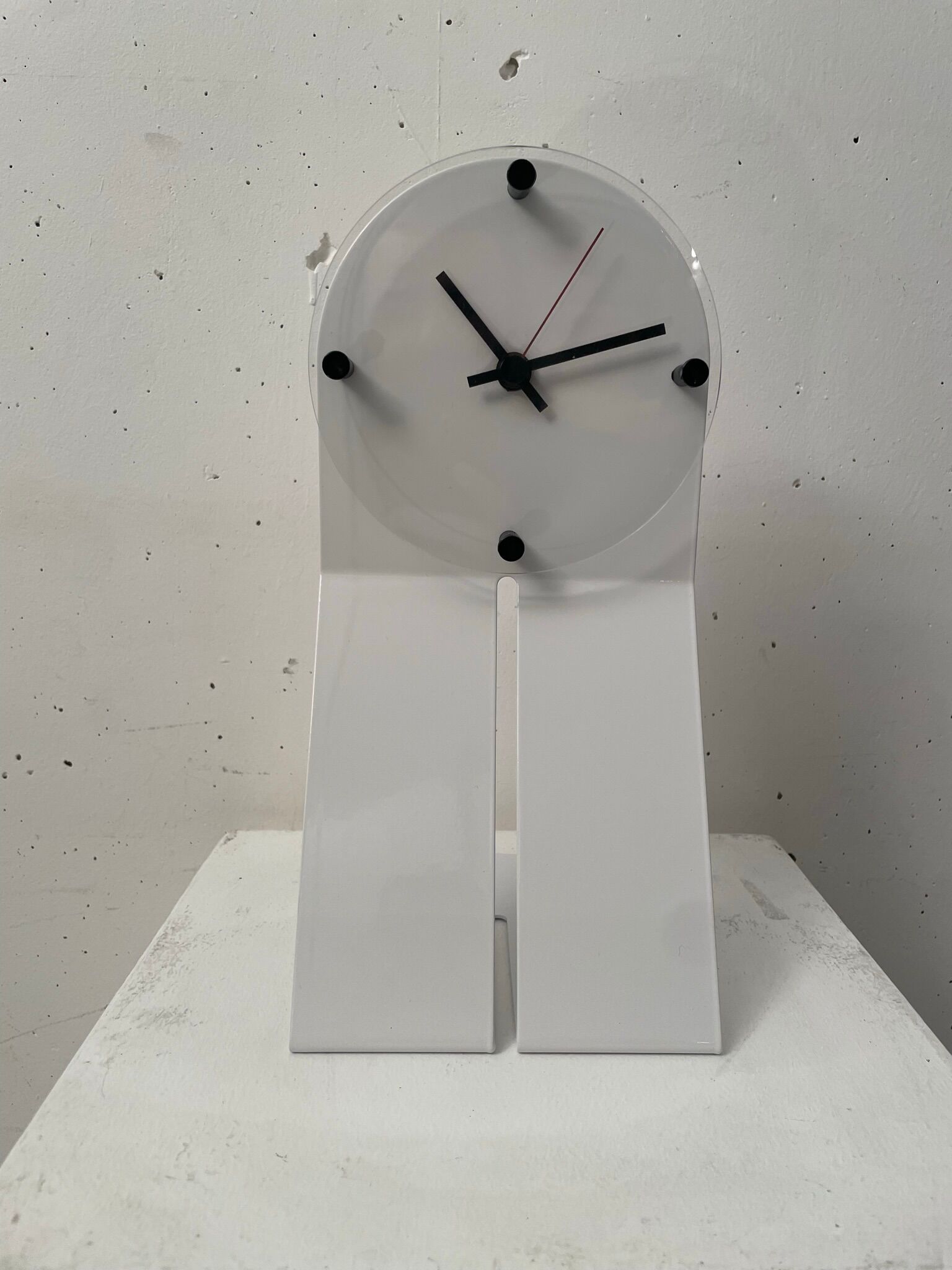Clocky Clock desk clock, Seccose, Gaspare Cairoli, 1980
