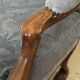 Pair of walnut armchairs - legs in sheep bone Louis XIII