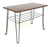 “Stringbord” side table in oak, Sweden, 1950