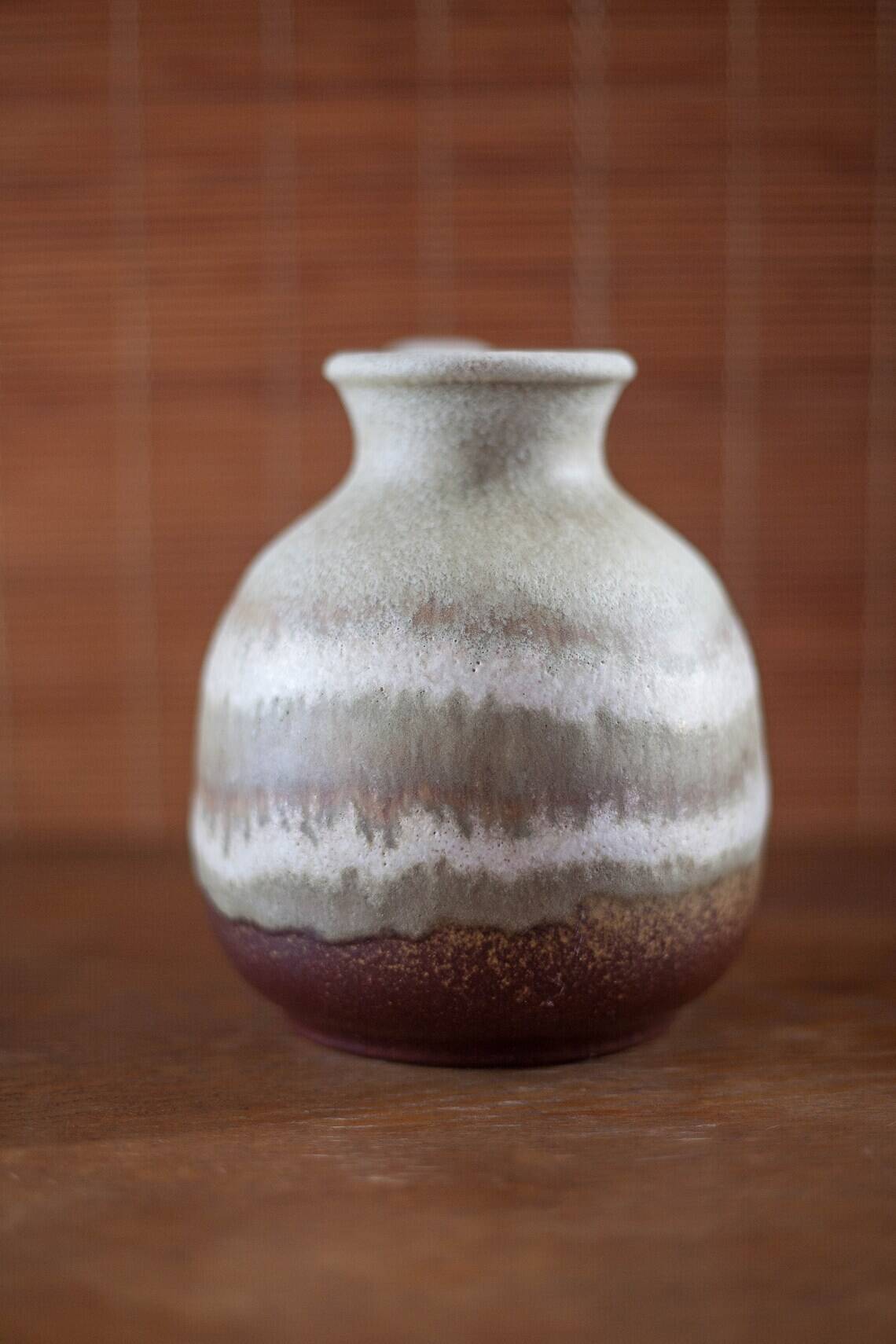 West Germany vase 514-15, German ceramic vase, flower pot, pottery, kitchen decor, decoration