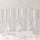 Set of four long drink glasses – 1970s