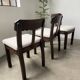 Set of 6 brutalist chairs from the 1940s