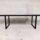 Table basse pieds traîneau vintage années 60