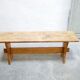 Banc de ferme en bois