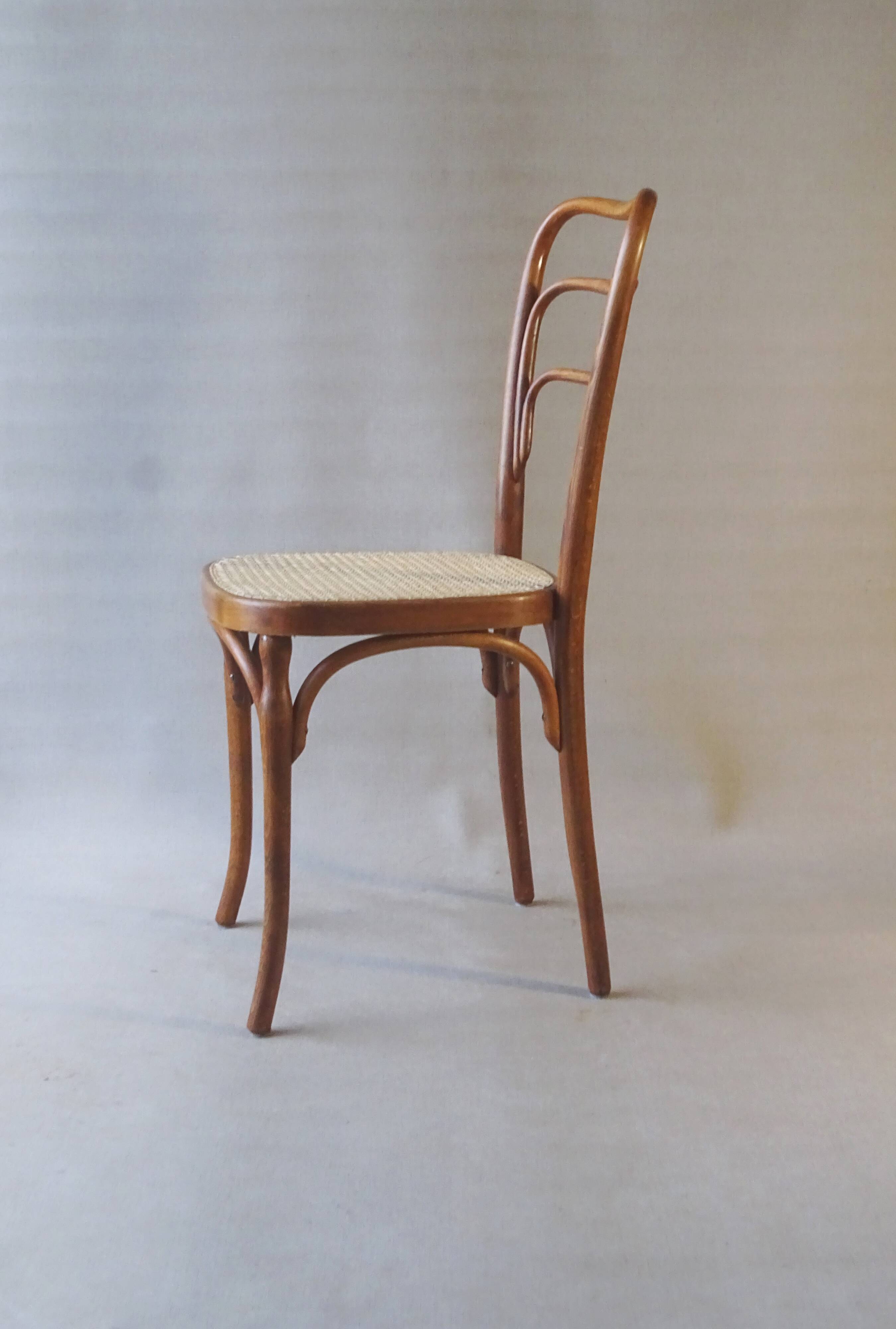 Kohn chair no. 248 with bent wood, viennese secession, around 1905 - no thonet -