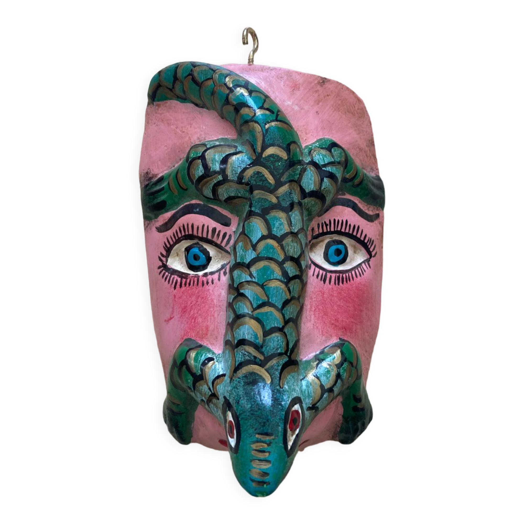 Masque artisanal mexicain en bois