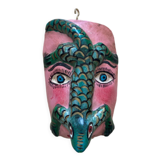 Mexican handmade wooden mask