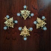 Banci Firenze 4 Art Deco ceiling lights or wall sconces, antique light fixtures.
