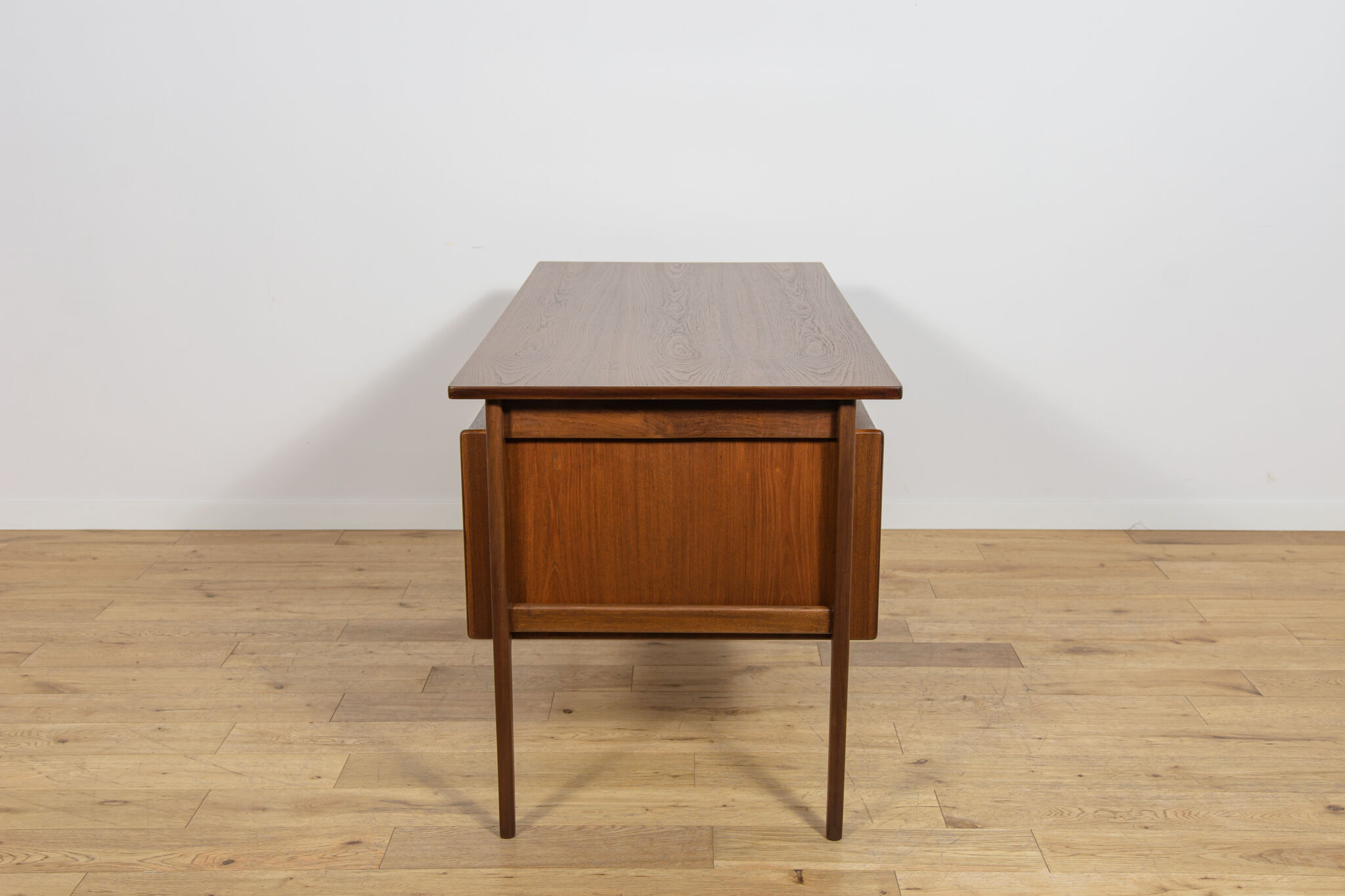 Mid-Century Freestanding Teak Desk, Denmark, 1960s