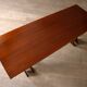 TL58 dining table in walnut by Marco Zanuso for Poggi, Italy 1960s