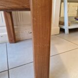 Solid elm bedside table
