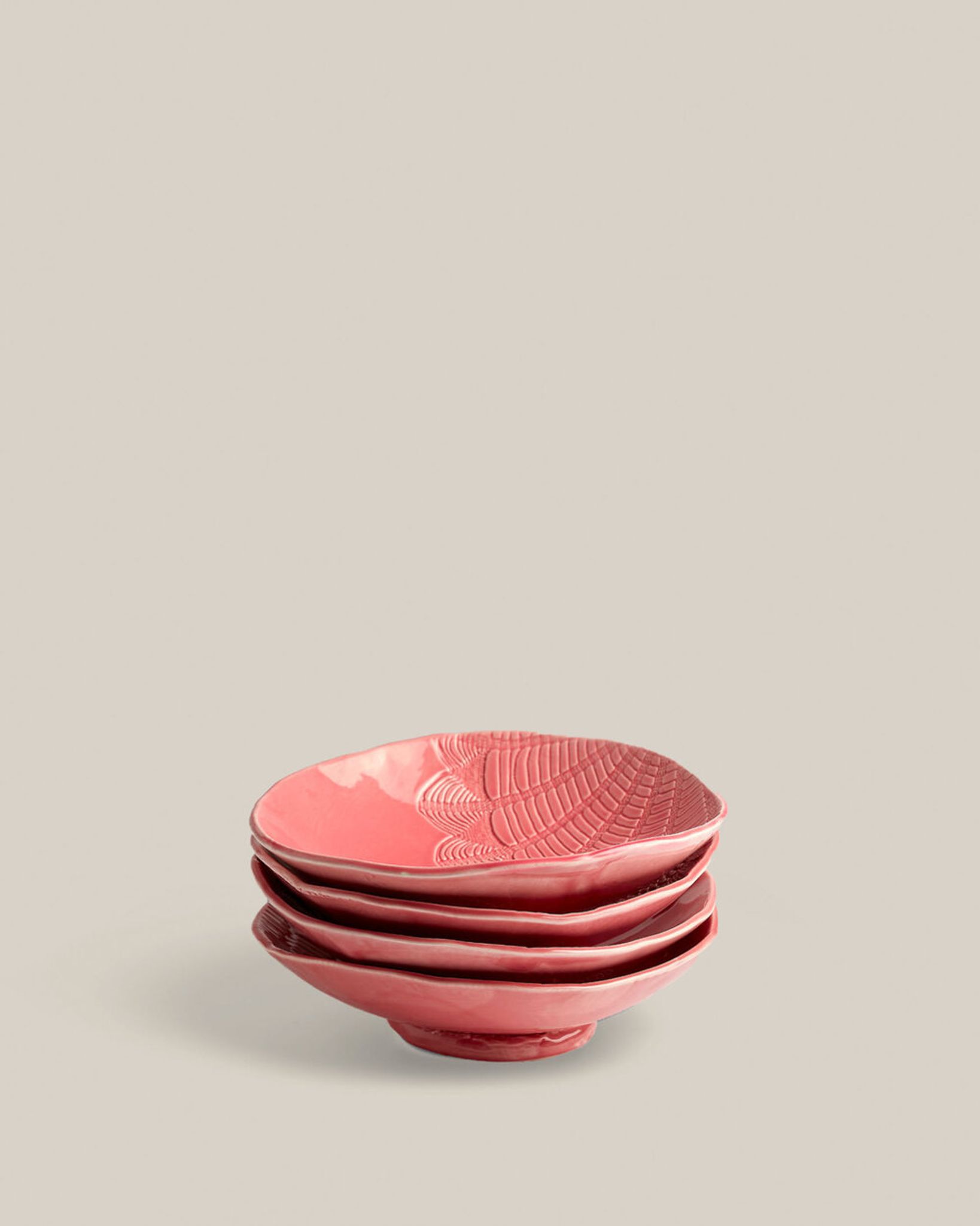 Lot de 4 coupelles malt rosa m