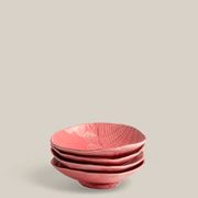 Lot de 4 coupelles malt rosa m