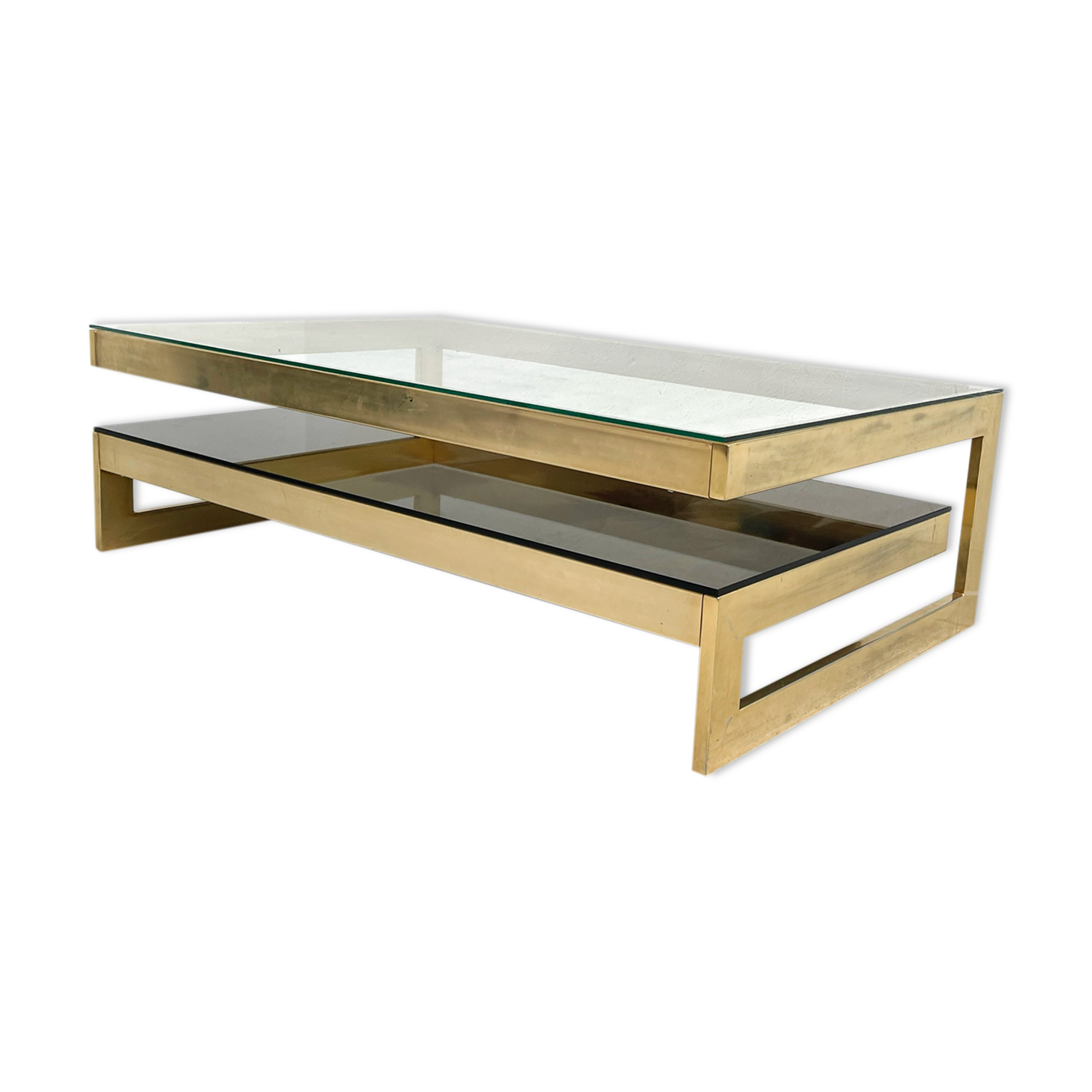 G shaped coffee table