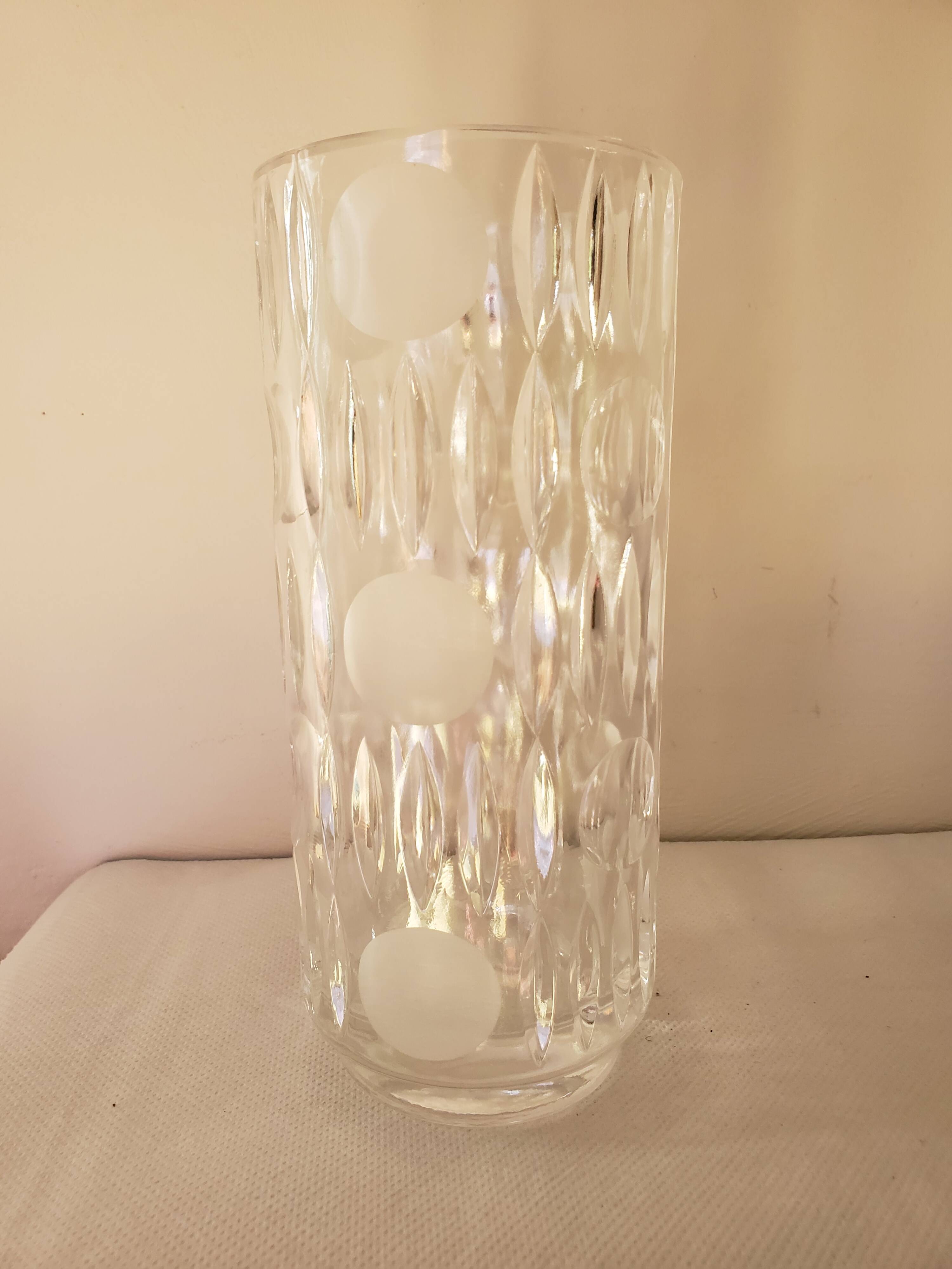 Modernist cylindrical vase