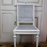 Chaises Louis XVI Patine blanche Shabby Chic
