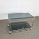 Lucite and smoked glass trolley | 1970s
