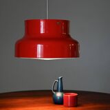 Red "Bumling" pendant lamp by Anders Pehrson