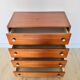1970s vintage mahogany chest of drawers