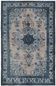 Handwoven overdyed anatolian 1970s 206 cm x 316 cm blue carpet