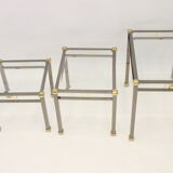 nest side tables Tables Miniset Gold and silver Eicholtz Lindon