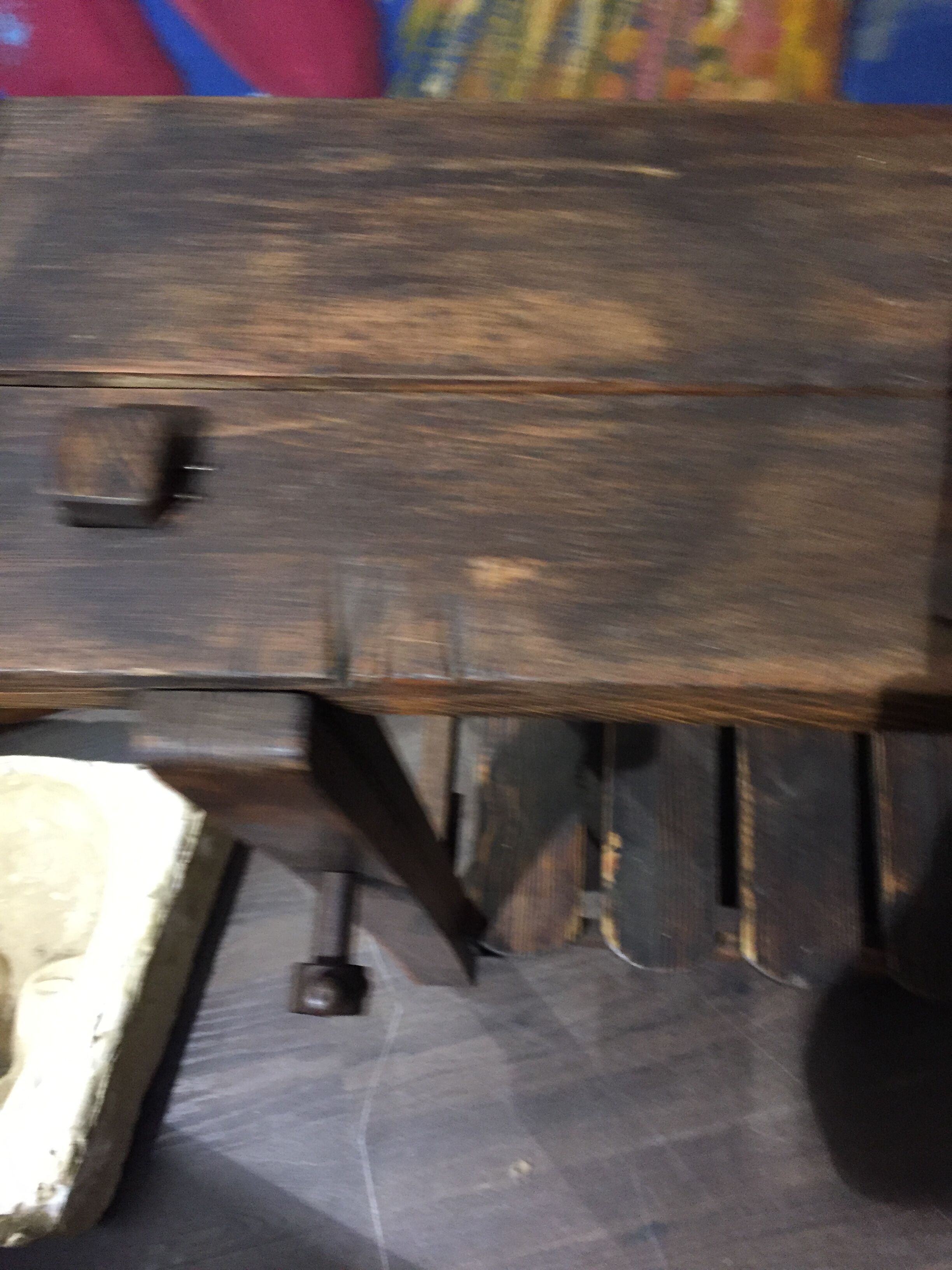 Wooden workbench