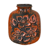 Fat Lava Ceramic Pottery Vase Heinz Siery Carstens Tönnieshof, Germany, 1970s