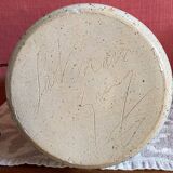 Sandstone lamp signed