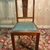 Set of 6 art deco chairs