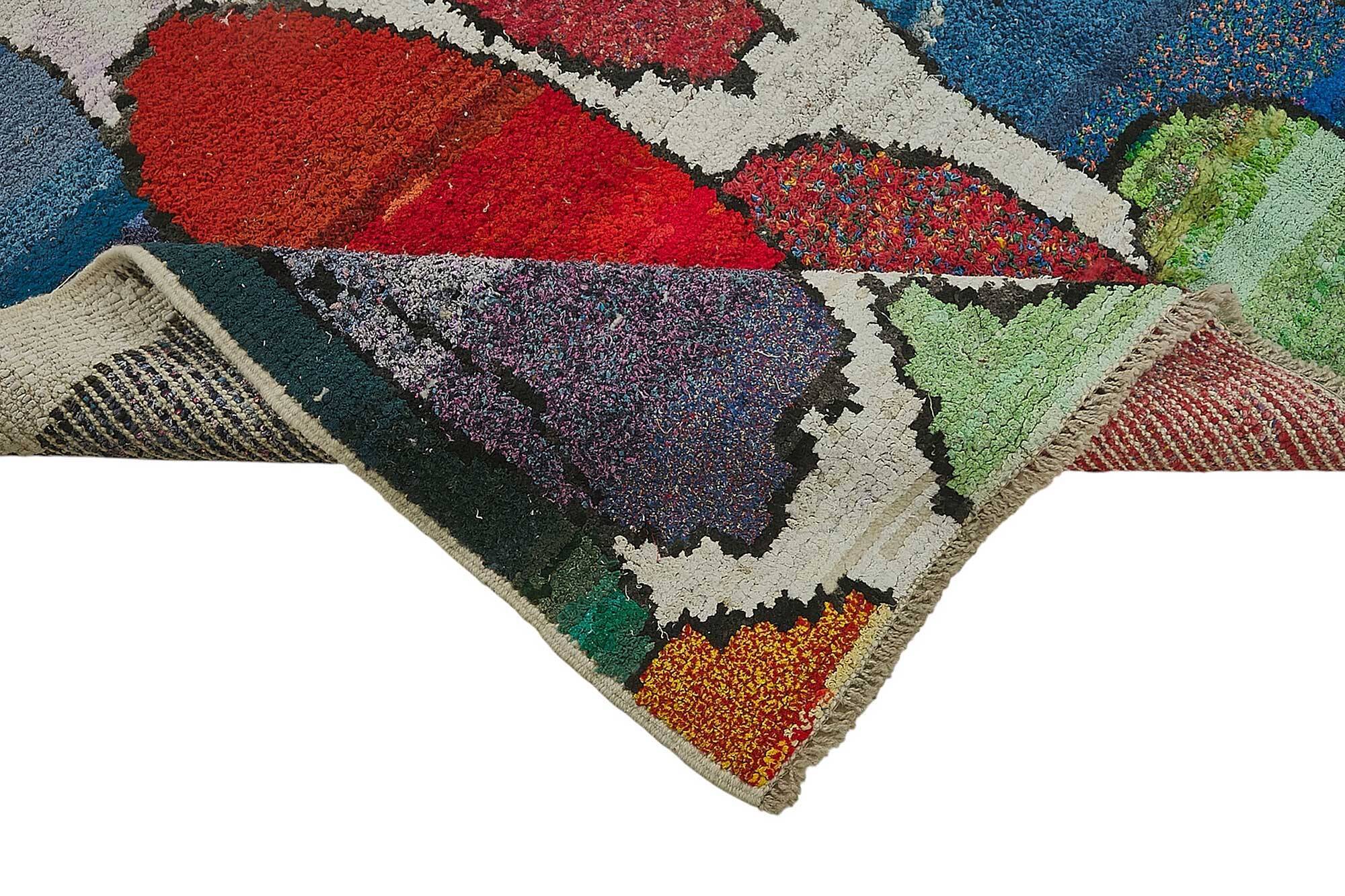 Handwoven Turkish Recycled Boho Rug 200 cm x 316 cm