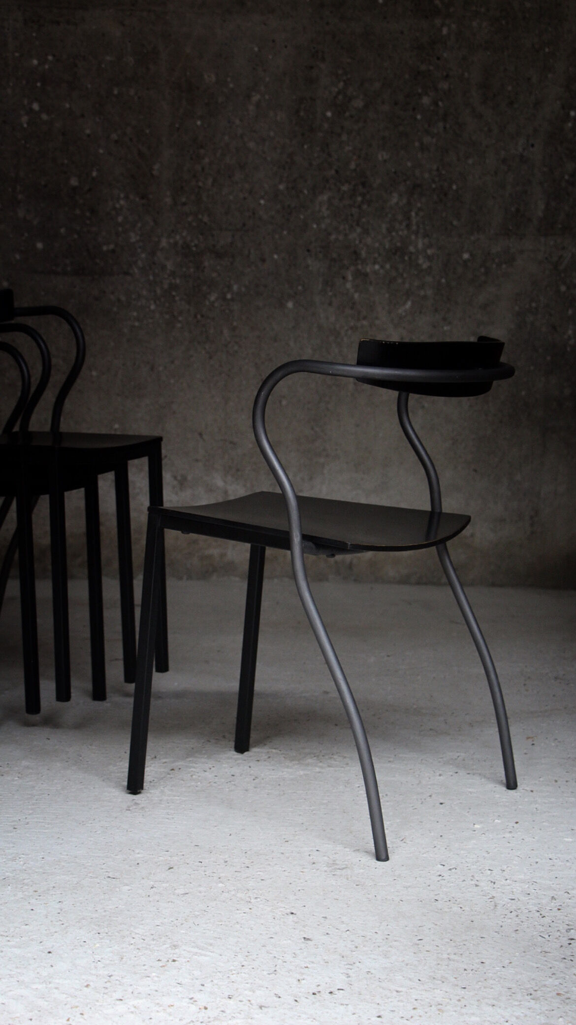 Suite de  4 chaises "Rio" par Pascal Mourgue pour Artelano
